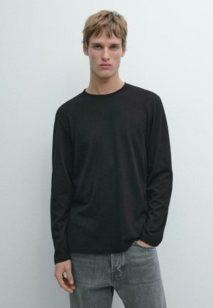 LONG-SLEEVE  - Longsleeve - metallic black