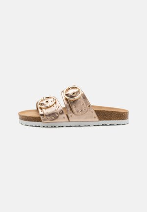 Friboo Pantolette flach - rose gold coloured