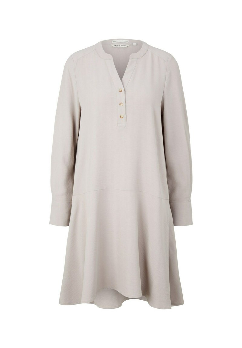 Tom Tailor Denim Blousejurk lichtgrijs