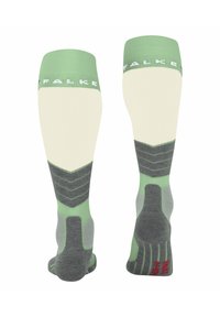 FALKE SK2 WOOL SKIING MEDIUM CUSHIONING - Calzettoni - quiet green