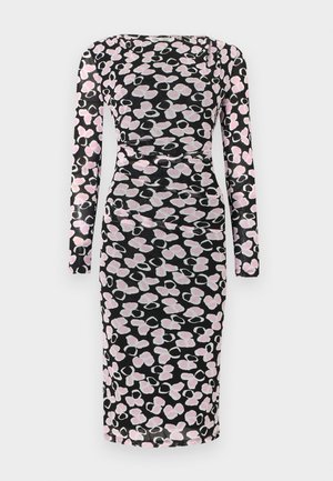 DARRIUS LONG SLEEVE DRESS - Vapaa-ajan mekko - paper sun/pink/lavender