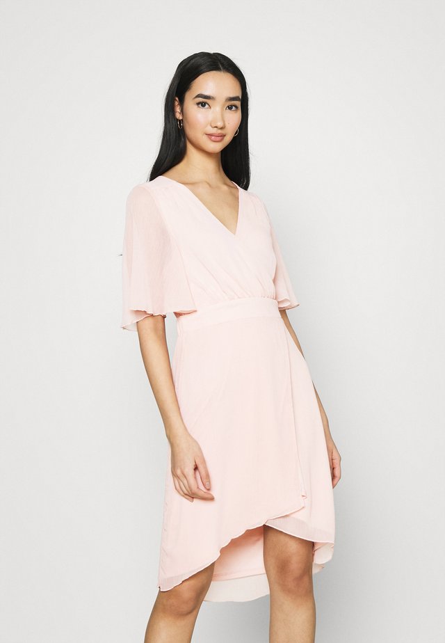 VIRILLA 2/4 SLEEVE DRESS - Cocktailjurk - rose smoke