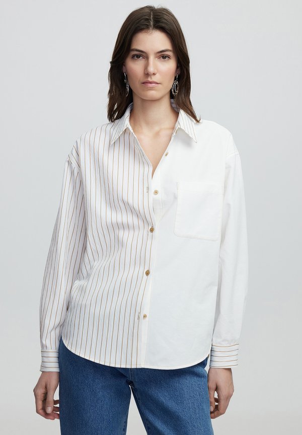 REGULAR FIT STRIPED PATTERN  - Hemdbluse - salmon