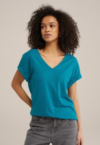 WE Fashion Triko s potiskem - green blue