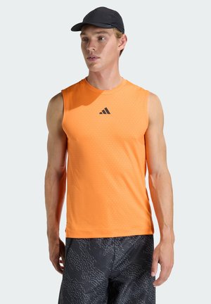D4T POWER 3 STRIPES TANK - Débardeur - pure orange