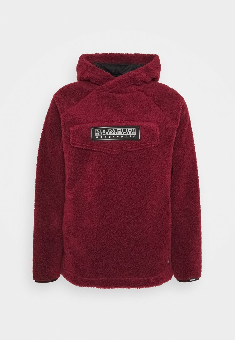 Napapijri The Tribe Felpa con cappuccio - dark red