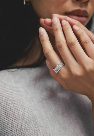 Next, STACKING RINGS 4 PACK - Ring - silver-coloured