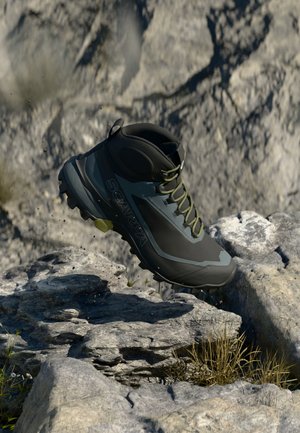 RIBELLE CROSS 2 MID GTX - Zapatillas de senderismo - black/olive