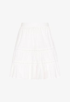 IZIA, A-snit nederdel - white