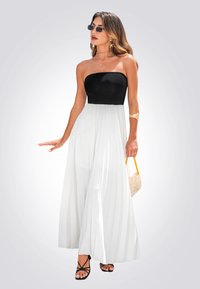 Cupshe Maxi-jurk - white black