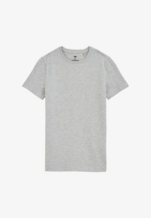 WE Fashion MET RONDE HALS - Základné tričko - grey