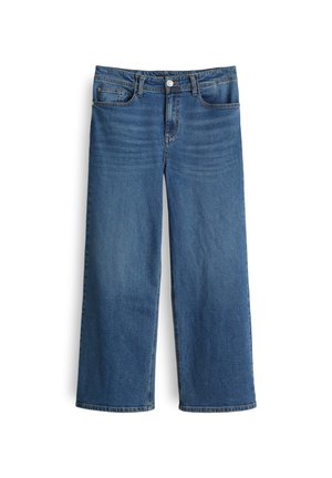 OPUS MID RISE CROPPED WIDE FIT - Jean droit - mid lane blue