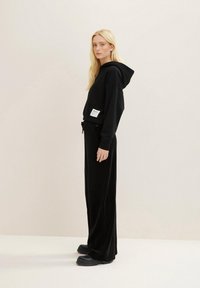 TOM TAILOR Denim Pantaloni Donna A Righe: Gamba Larga In Tessuto Scuba