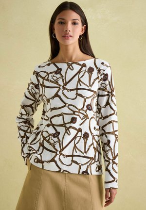 Joules Langarmshirt - cream bridle