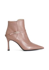 Botine cu toc - antique pink