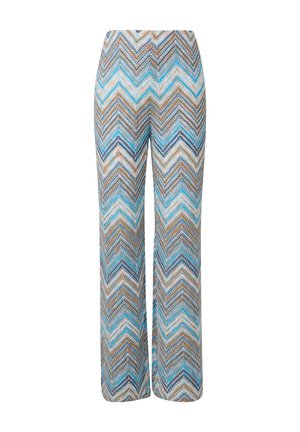s.Oliver BLACK LABEL Trousers - azurblau