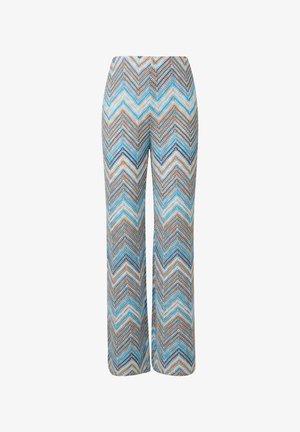 s.Oliver BLACK LABEL Trousers - azurblau