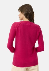Just Cashmere Jersey de punto - fuchsia