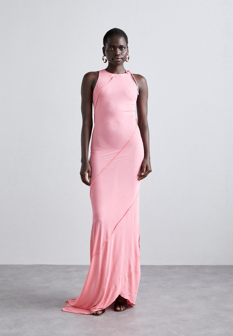 Ioannes BIAS CUT DRESS - Maxi-jurk - coral/rood - Zalando.be