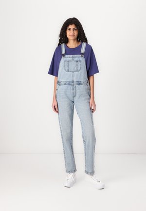 ESSENTIALS DUNGAREE - Kombinezons ar lencēm - denim blue