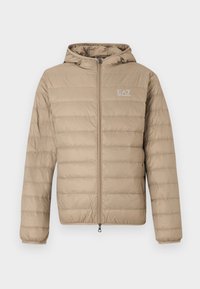 TRAIN CORE JACKET UNISEX - Down jacket - roasted cashew