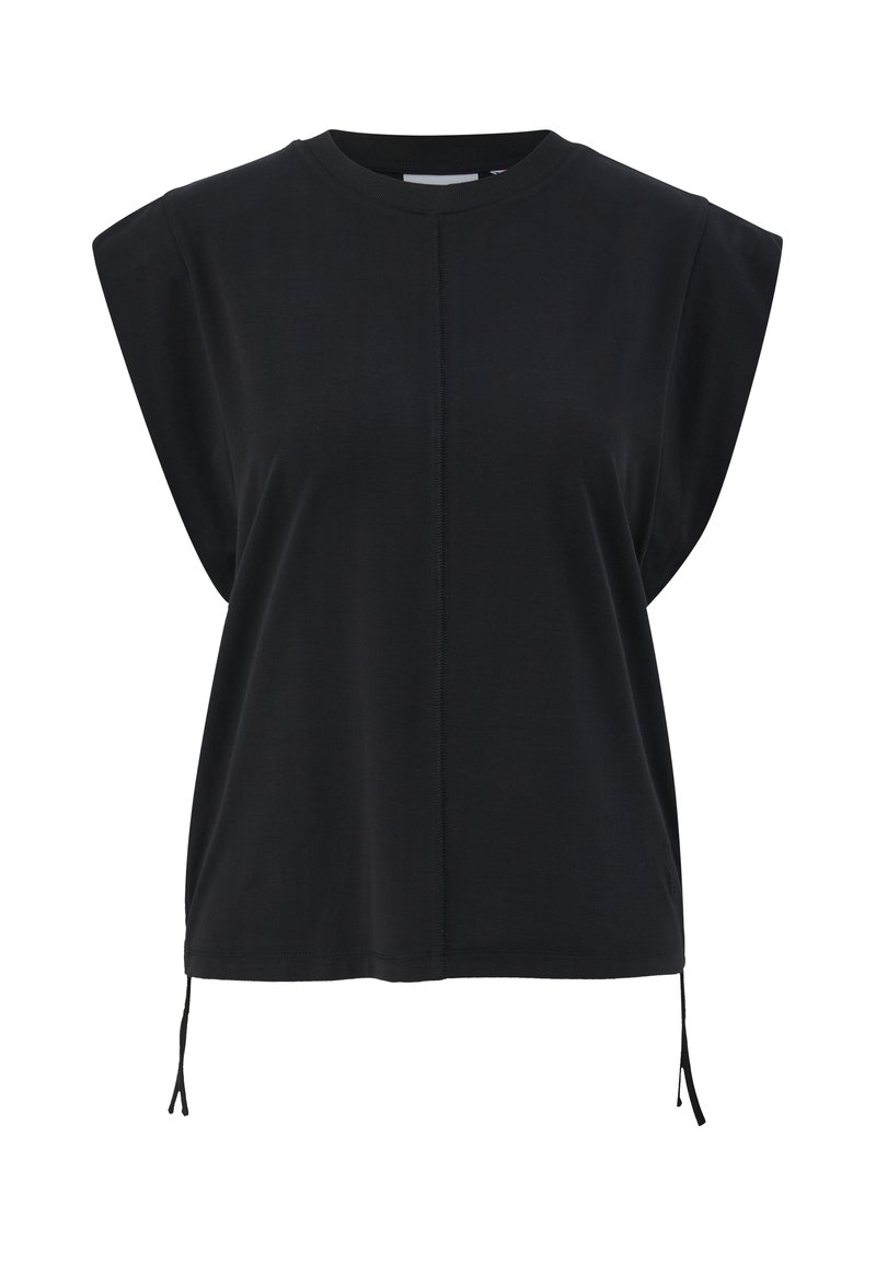 comma casual identity T-shirt basic zwart comma casual identity T-shirt basic zwart