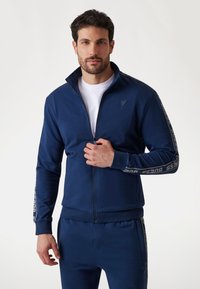 Guess REISSVERSCHLUSS - Sweatjacke - dunkelblau
