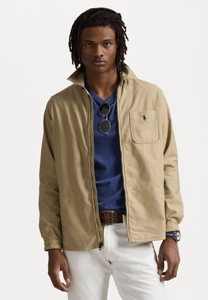 COTTON CANVAS JACKET - Sommerjakke - vintage khaki