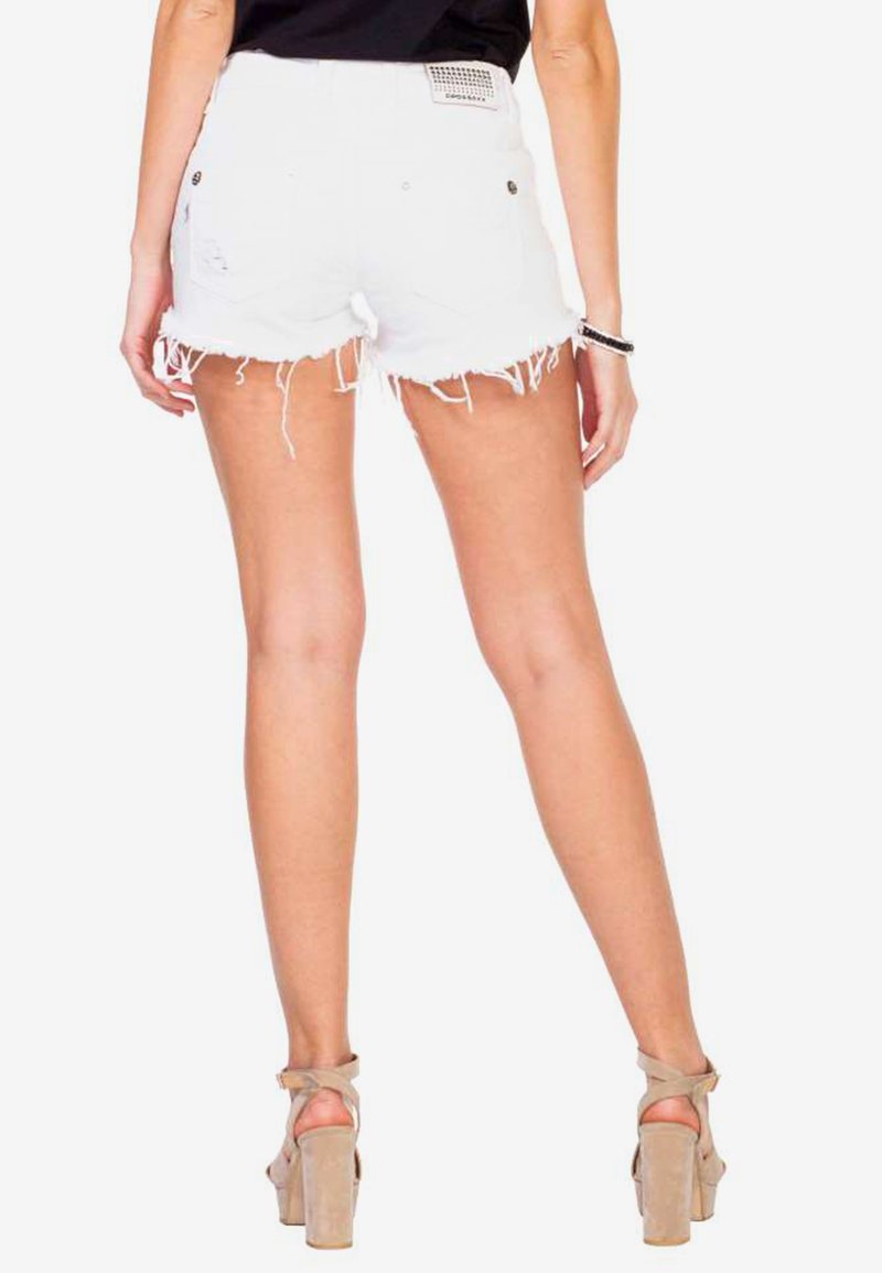 Damen Kleider | Cipo & Baxx Jeans Shorts white/weiß - KS17107 Damen Kleider | Cipo & Baxx Jeans Shorts white/weiß - KS17107