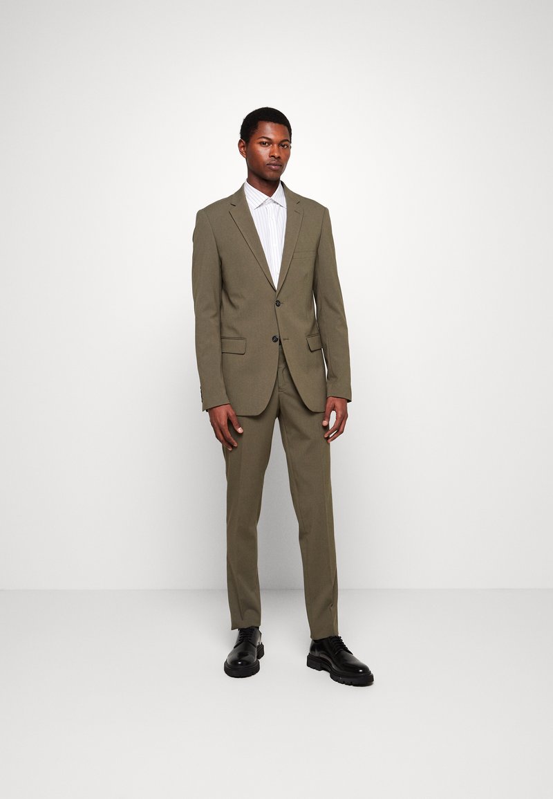 Lindbergh PLAIN MENS SUIT Anzug olive/oliv Zalando.at
