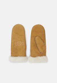 EMBROIDER MITTEN - Mittens - chestnut