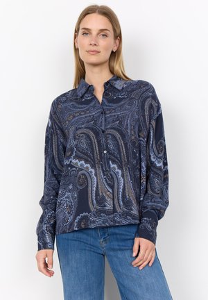Soyaconcept, SC-HALNA AOP 1 - Button-down blouse - c navy combi