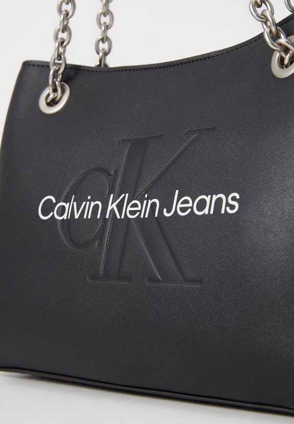 SCULPTED SHOULDER BAG MONO - Cross body bag3