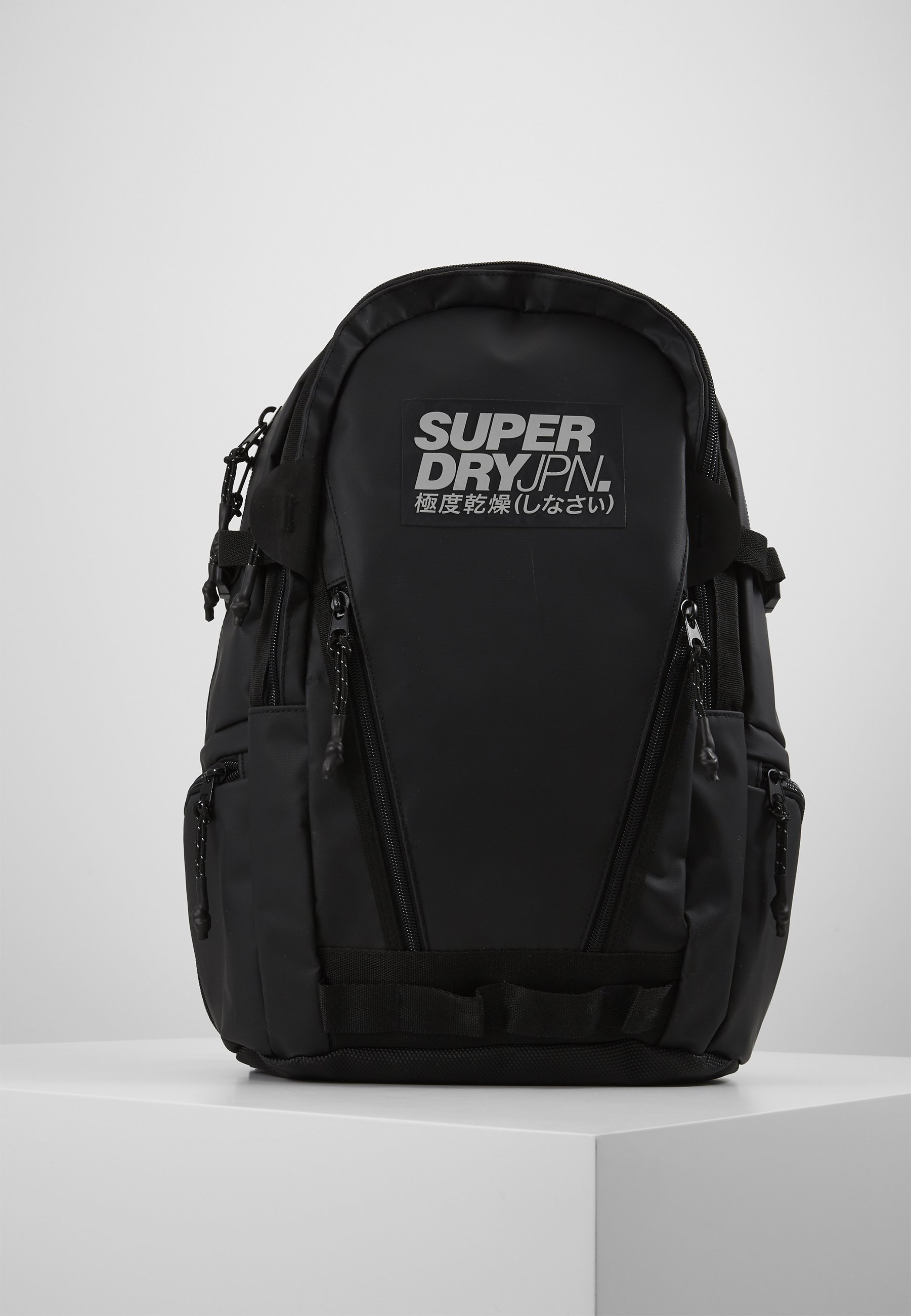 superdry black rucksack