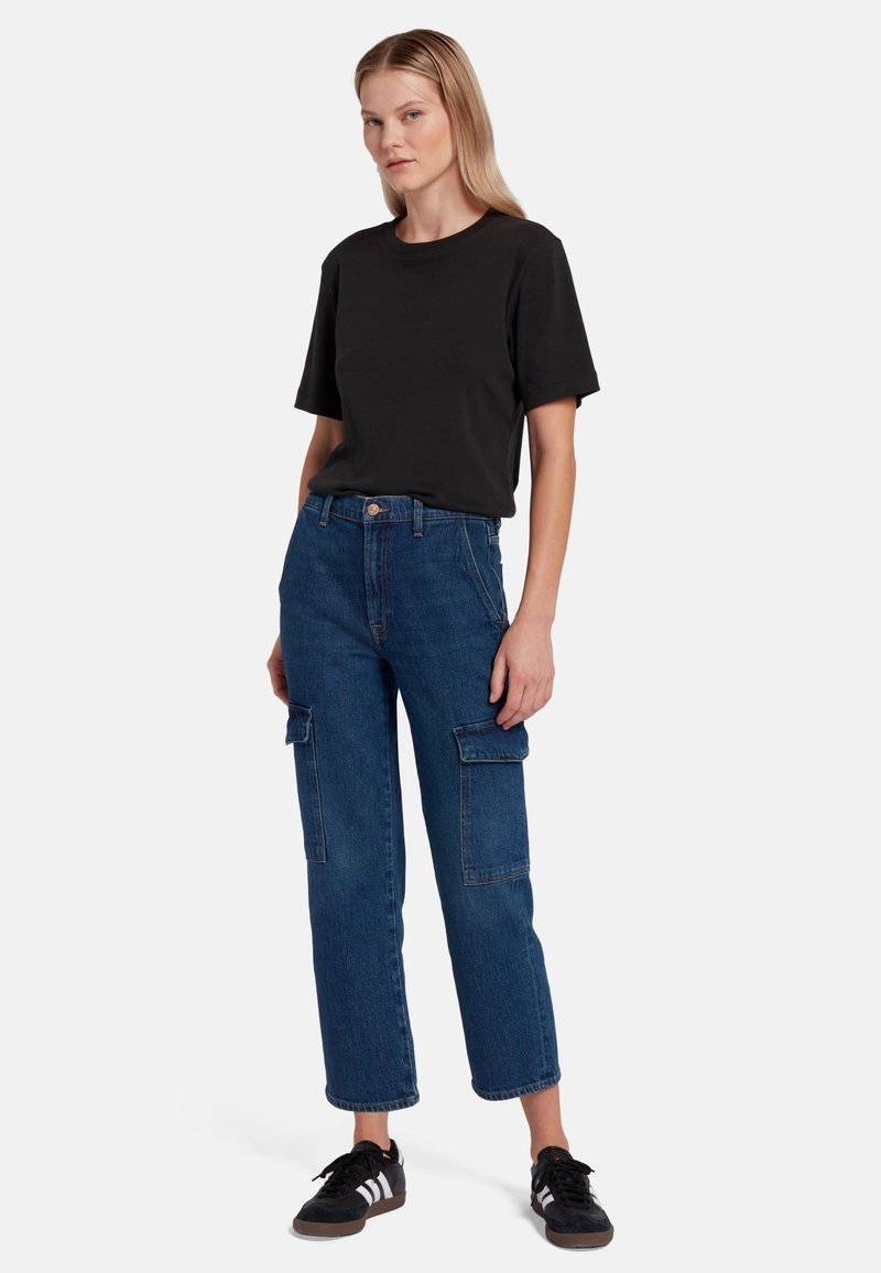 7 For All Mankind Straight leg jeans donkerblauw