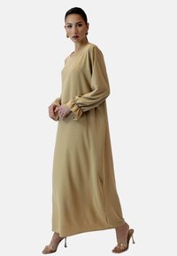 Elara ABAYA - Maxikleid - dunkelbeige