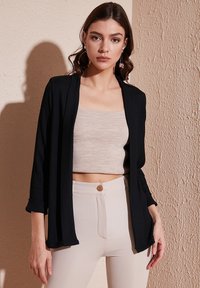 LELA REGULAR FIT - Kardiganas - black