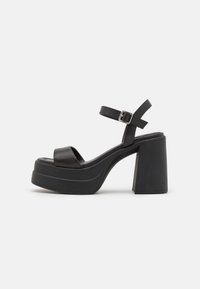 Sandály na vysokém podpatku - black