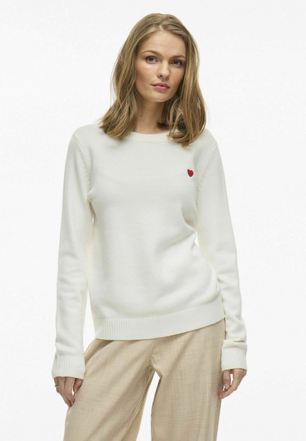 RUNDHALS - Strickpullover