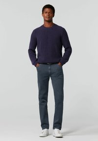 Meyer DUBLIN PERFORMANCE DENIM SUPER-STRECH - Chino - grau