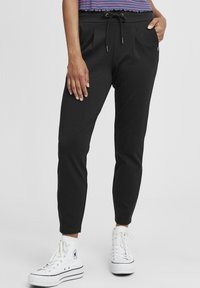 Oxmo OXANITA REGULAR FIT - Tracksuit bottoms - black