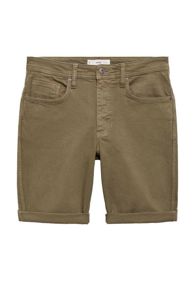 Mango Jeansshort kaki