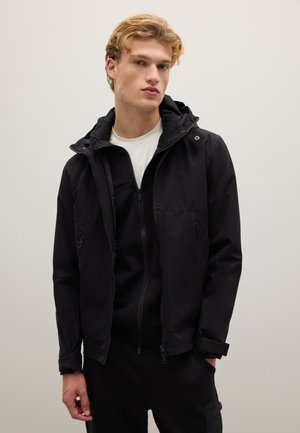 WITH ZIP - Übergangsjacke - black