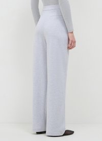 Calliope STRAIGHT - Stoffhose - grigio medio melange