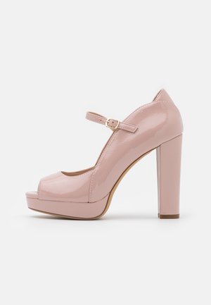 Anna Field Avokärkiset korkokengät - nude