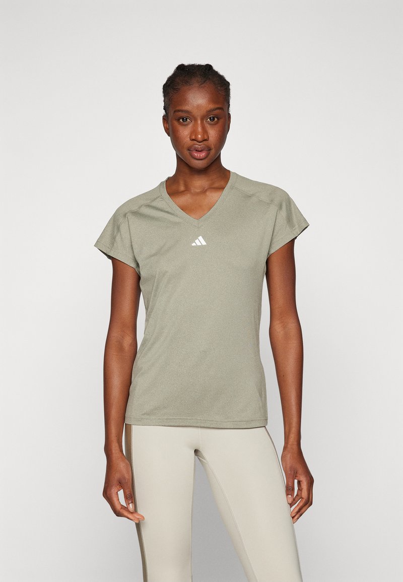 adidas Performance Športne majice - silver pebble