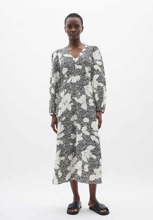 IDANA - Maxi dress - graphicflower black powderbeig