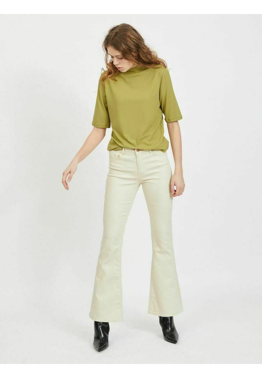 Vila Bootcut jeans - birch/beige - Zalando.de
