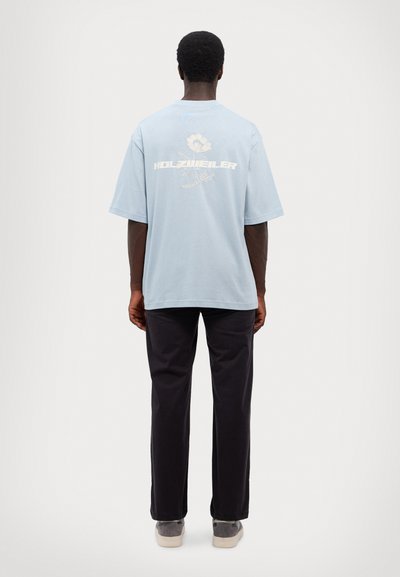 Holzweiler RANGER FLOWER TEE - Tričko s potlačou - blue