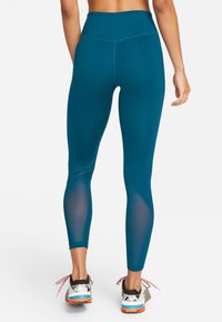 Nike Performance ONE - Leggings - valerian blue/white